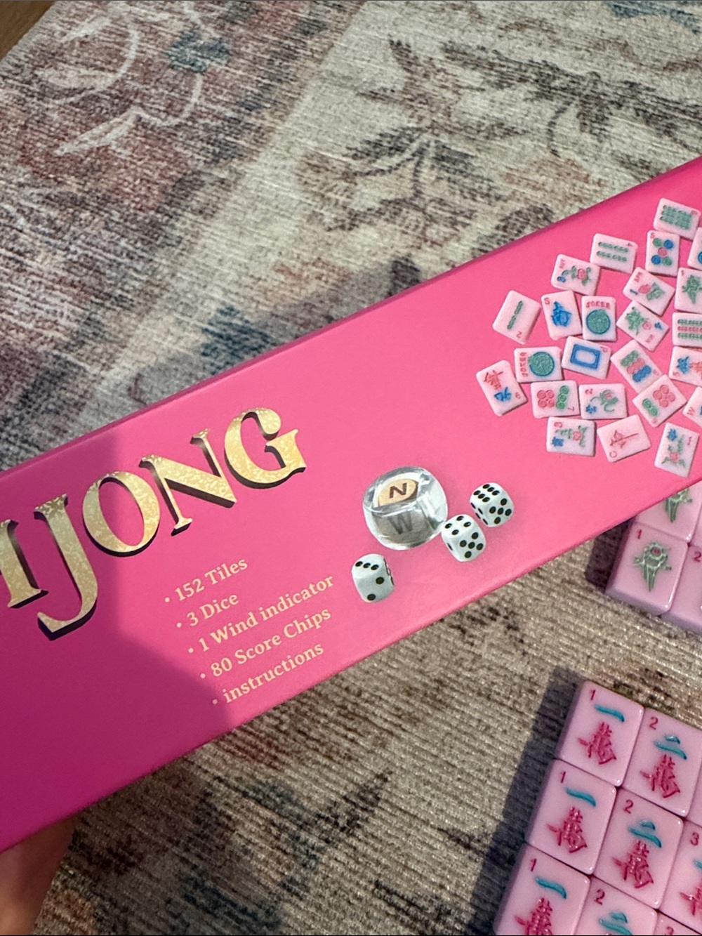 Hobby Lobby MahJong Set — Pink - Picture 10 of 10